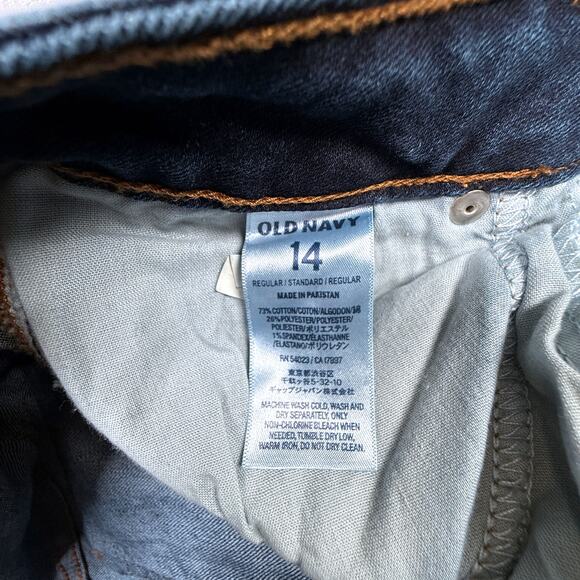 Old Navy The Rockstar Skinny Jeans Distressed Denim Indigo Women's 14 - Picture 7 of 7